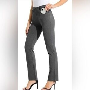 NWT Willit Yoga Dress Pants Straight Leg Stretchy Office Casual Yoga Work Slacks